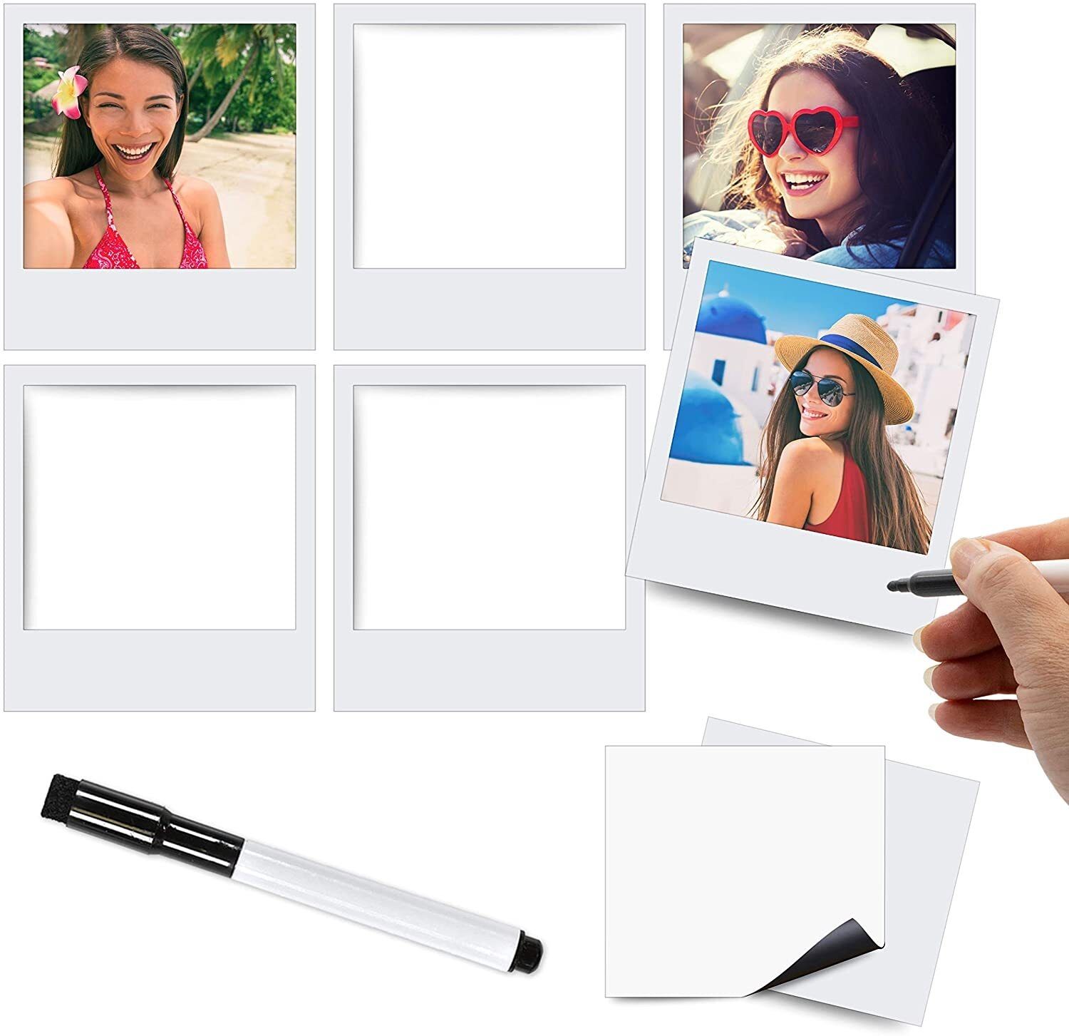 Polaroid Photo Frames for Fridge (Flexible Magnet Frames) from £5.95