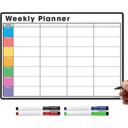 Magnetic Weekly Planner and Organiser - Landscape