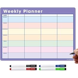 Magnetic Weekly Planner and Organiser - Landscape