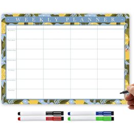 Magnetic Weekly Planner and Organiser - Landscape - Jungle Theme