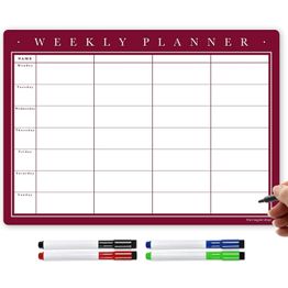 Magnetic Weekly Planner and Organiser - Landscape - Classic