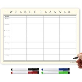 Magnetic Weekly Planner and Organiser - Landscape - Classic
