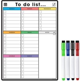 Magnetic Weekly To Do List and Planner