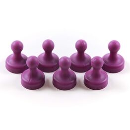 Magnetic Skittle & Push Pins - Pack of 7
