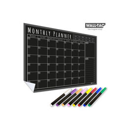 WallTAC Re-Adhesive Wall Planner and Dry Erase Monthly Calendar Blackboard for Students