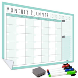 WallTAC Re-Adhesive Dry Erase Monthly Student Wall Planner Calendar Organiser