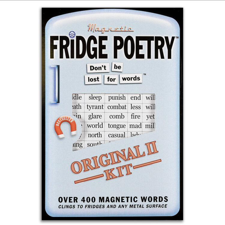 Magnetic Poetry SLOTH 200 magnetic Words Fun Kitchen Fridge Game Story 