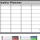 Magnetic Weekly Planner and Organiser - Landscape - GREY additional 5