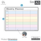 Magnetic Weekly Planner and Organiser - Landscape additional 13