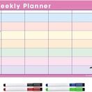Magnetic Weekly Planner and Organiser - Landscape additional 1