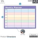 Magnetic Weekly Planner and Organiser - Landscape additional 72