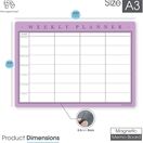 Magnetic Weekly Planner and Organiser - Landscape - Classic additional 30
