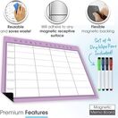 Magnetic Weekly Planner and Organiser - Landscape - Classic additional 24