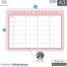 Magnetic Weekly Planner and Organiser - Landscape - Classic additional 9