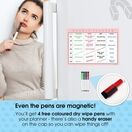 Magnetic Weekly Planner and Organiser - Landscape - Classic additional 18