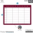 Magnetic Weekly Planner and Organiser - Landscape - Classic additional 84