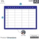 Magnetic Weekly Planner and Organiser - Landscape - Classic additional 98