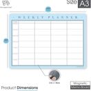 Magnetic Weekly Planner and Organiser - Landscape - Classic additional 112