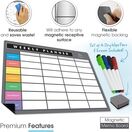 Magnetic Weekly Planner & Organiser Landscape Whiteboard With Pens additional 24