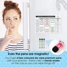 Magnetic Weekly Planner & Organiser Landscape Whiteboard With Pens additional 42