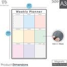Magnetic Weekly Planner and Organiser - Portrait additional 30