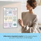 Magnetic Weekly Planner and Organiser - Portrait additional 6