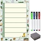 Magnetic Weekly Planner and Organiser - Portrait - GARDEN additional 1