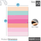 Magnetic Weekly Planner and Organiser - Portrait - Contemporary Design additional 6