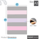 Magnetic Weekly Planner and Organiser - Portrait - Contemporary Design additional 28