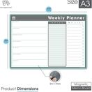 A3 Magnetic Weekly Planner and Organiser additional 13