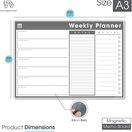 A3 Magnetic Weekly Planner and Organiser additional 15