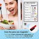 Magnetic Weekly Meal Planner & Menu Whiteboard With Pens additional 22