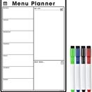 Magnetic Weekly Meal Planner & Menu Whiteboard With Pens additional 27