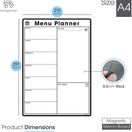 Magnetic Weekly Meal Planner & Menu Whiteboard With Pens additional 28