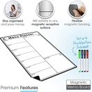 Magnetic Weekly Meal Planner & Menu Whiteboard With Pens additional 29