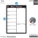 Magnetic Weekly Meal Planner & Menu Whiteboard With Pens additional 59