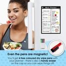 Magnetic Weekly Meal Planner & Menu Whiteboard With Pens additional 61