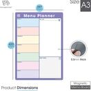 Magnetic Weekly Meal Planner & Menu Whiteboard With Pens additional 75