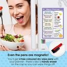 Magnetic Weekly Meal Planner & Menu Whiteboard With Pens additional 77