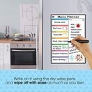 Magnetic Weekly Meal Planner & Menu Whiteboard With Pens additional 51