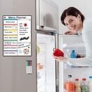 Magnetic Weekly Meal Planner & Menu Whiteboard With Pens additional 50