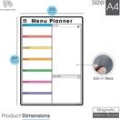 Magnetic Weekly Meal Planner & Menu Whiteboard With Pens additional 36