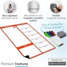 Screen Printed Magnetic Whiteboard Weekly Meal Planner & Organiser additional 14