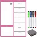 Screen Printed Magnetic Whiteboard Weekly Meal Planner & Organiser additional 63