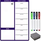 Screen Printed Magnetic Whiteboard Weekly Meal Planner & Organiser additional 19