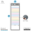 Magnetic To Do List and Planner - Slim A3 additional 26