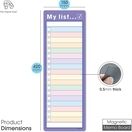 Magnetic My List for Shopping, Tasks and Priorities - Slim A3 additional 26