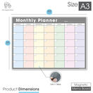 Magnetic Monthly Planner - A3 additional 2