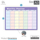 Magnetic Monthly Planner - A3 additional 12
