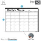 Magnetic Monthly Planner - A3 additional 8